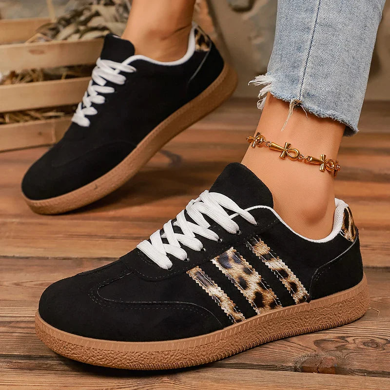Samba Retro Black Leopard Sneakers