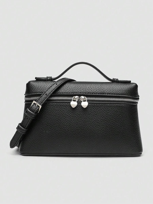 EVLO - Small Grained Leather Handbag - Black