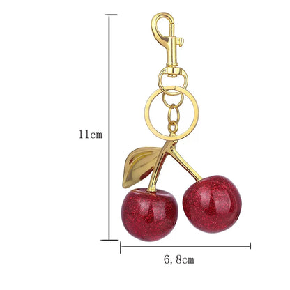 Cherry Keychain Pendant