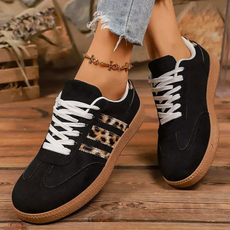 Samba Retro Black Leopard Sneakers