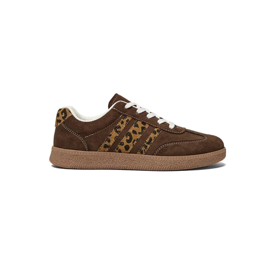 Samba Retro Brown Leopard Sneakers